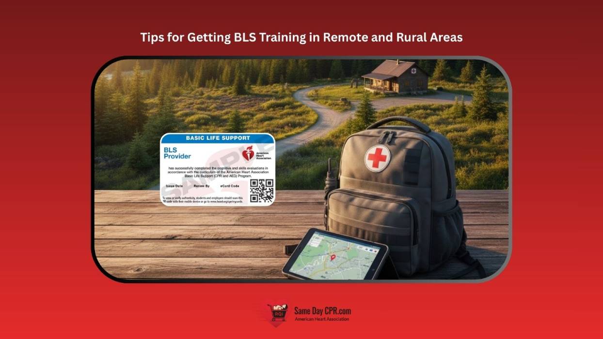 tips for getting bls training in remote and rural areas