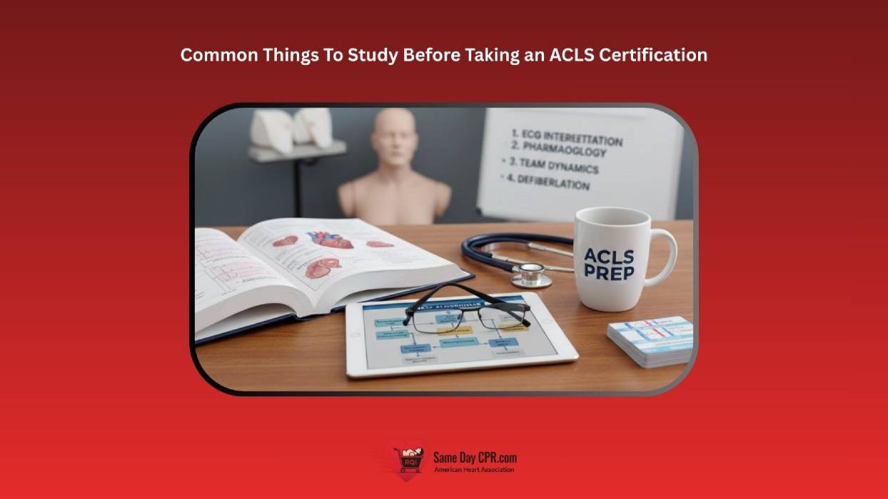 common things to study before taking an acls certification