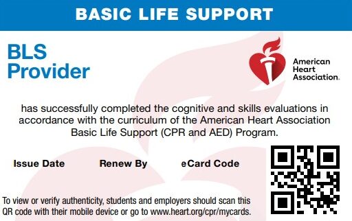 bls certification aha