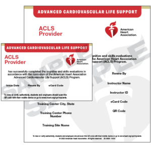 aha acls card