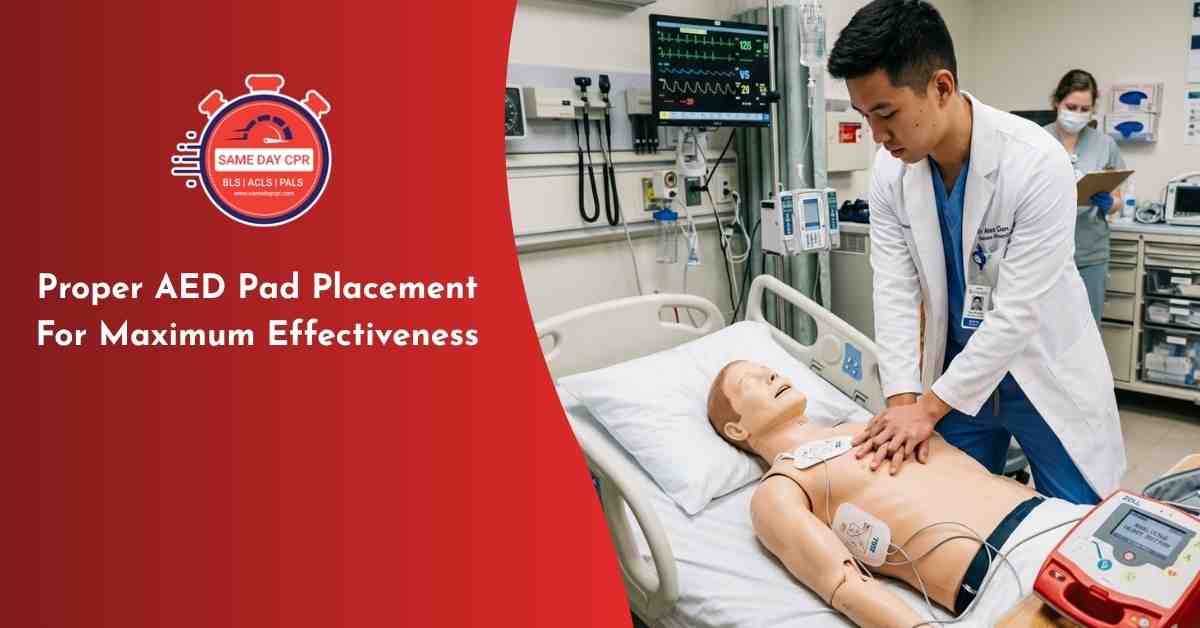 proper aed pad placement for maximum effectiveness