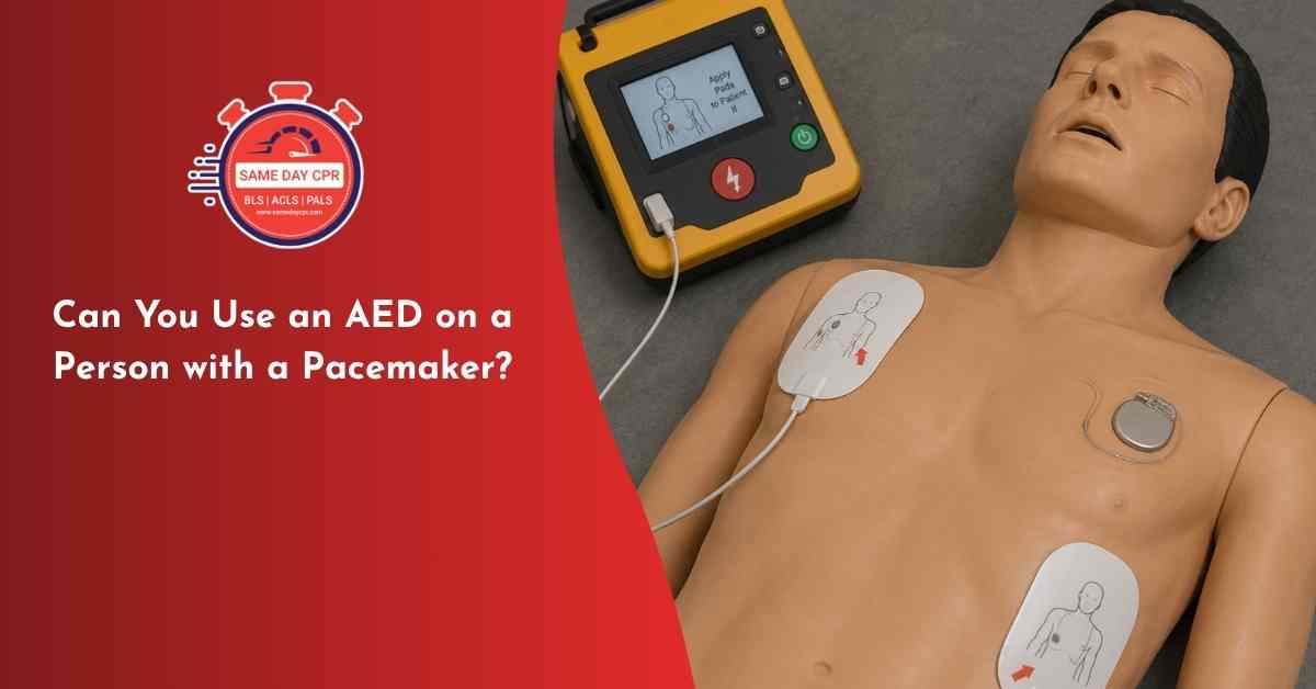 use of an aed on a person with a pacemaker