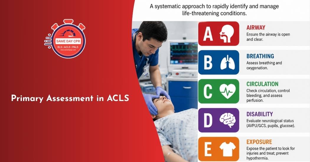 primary assessment in acls