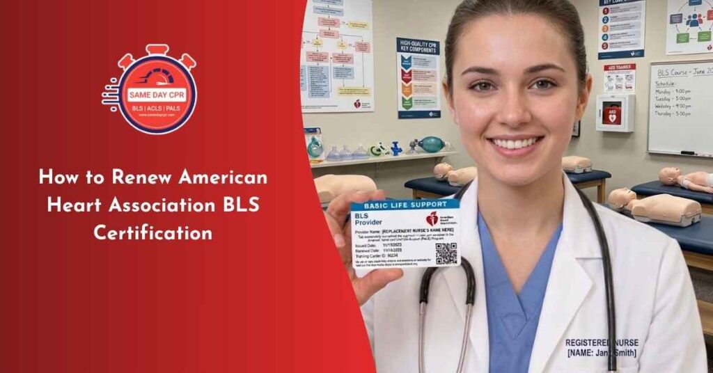 how to renew american heart association bls certification